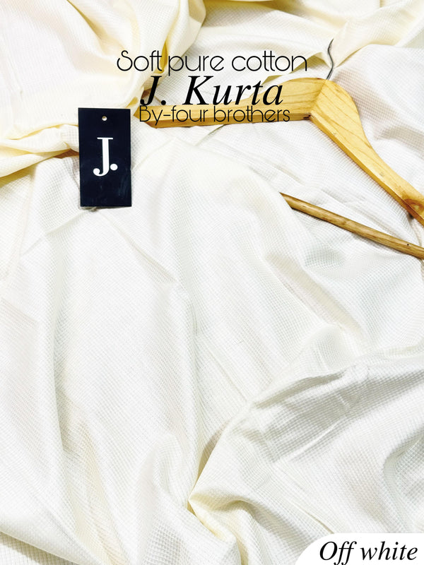 J. Premium Kurta (White Shalwar)